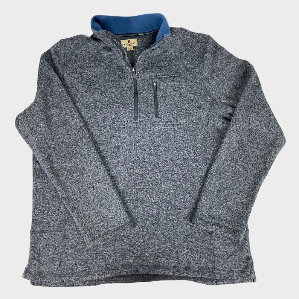Woolrich Mens 1/2 zip mock-neck pullover size XL